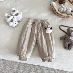 LB - Quần nỉ đính gấu lót nỉ(73-100)