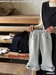 LB - Quần nỉ loe lót nỉ 2 cục bông(90-130)