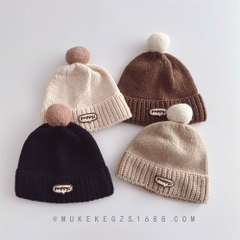 TL - Mũ len PUPPY 2 cục bông(3-6Y)