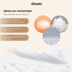 OBEBI - Áo khoác phao siêu nhẹ mũ tháo rời(73-120)
