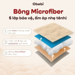OBEBI - Áo khoác phao siêu nhẹ mũ tháo rời(73-120)