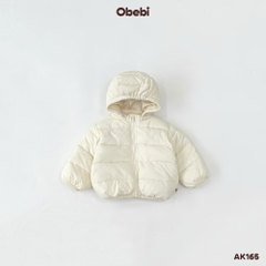 OBEBI - Áo khoác phao siêu nhẹ mũ tháo rời(73-120)