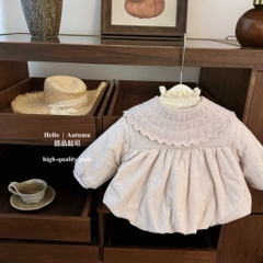 TL - Áo phao phối cổ len bèo (80-130)