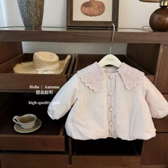 TL - Áo phao phối cổ len bèo (80-130)