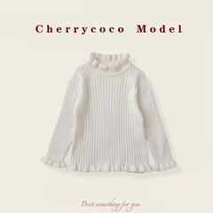 LB - Áo len cổ bèo CHERRY COCO (90-140)