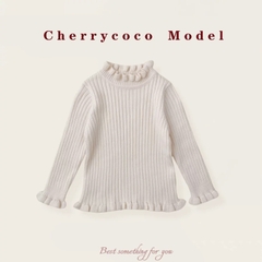 LB - Áo len cổ bèo CHERRY COCO (90-140)