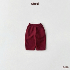 OBEBI - Quần nhung tăm lót lông(73-120)