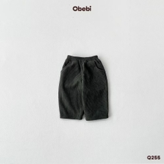 OBEBI - Quần nhung tăm lót lông(73-120)