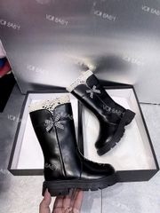 KB - Bốt cổ cao phối ren trắng(26-36)