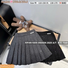 LB - Chân váy dạ xếp ly MIN(110-150)