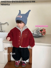 LB - Áo khoác lông đỏ lót nỉ(73-100)