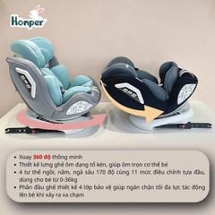 HONPER - GHẾ NGỒI Ô TÔ ISOFIX COMFY HP869