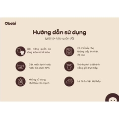 OBEBI - Áo khoác gile lông phối màu(73-120)