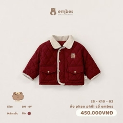 EMBES - Áo phao phối cổ Embes (9M-4Y)