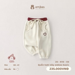 EMBES - Quần nỉ phối màu Embes winter(9M-4Y)