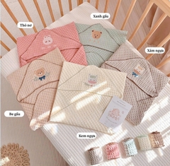 MONONA - Ủ THÊU VẢI WAFFLE 80*80