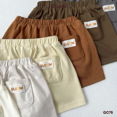 OBEBI - Set 2 quần đùi đính mác in nhỏ xinh OBEBI(73-120)