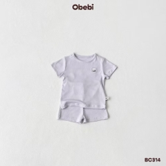 OBEBI - Bộ cộc vải gân sợi tre OBEBI (66-120)