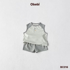 OBEBI - Bộ ba lỗ phối màu hình in nhỏ OBEBI(66-120)