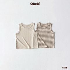 OBEBI - Set 2 áo ba lỗ thời trang OBEBI (73-120)
