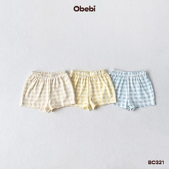 OBEBI - Bộ cộc kẻ caro vải modal OBEBI (66-120)