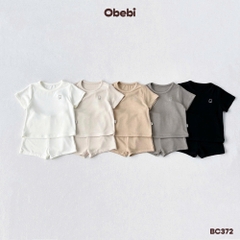 OBEBI - Bộ cộc tay vải rayon OBEBI(66-120)