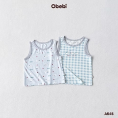 OBEBI - Set 2 áo ba lỗ vải modal OBEBI(66-120)