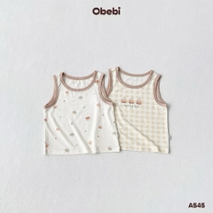 OBEBI - Set 2 áo ba lỗ vải modal OBEBI(66-120)