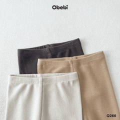 OBEBI - Quần legging tai gấu phối màu OBEBI(66-110)