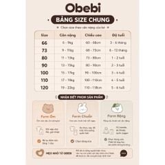 OBEBI - Áo giữ nhiệt cổ 3p OBEBI(66-120)