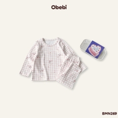 OBEBI - Bộ dài tay in hình đáng yêu (66-120)