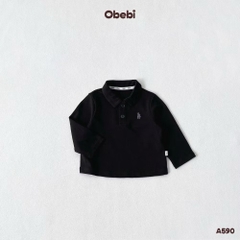 OBEBI - Áo POLO dài tay thêu thỏ OBEBI(73-120)