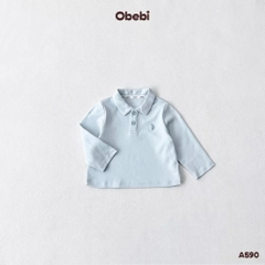 OBEBI - Áo POLO dài tay thêu thỏ OBEBI(73-120)