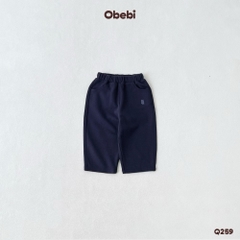 OBEBI - Quần nỉ phom baggy thêu Gấu BEBi(73-120)