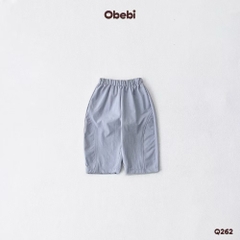 OBEBI - Quần gió phối cong OBEBI(73-120)