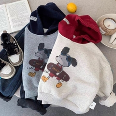 BK - Áo Hoodie nỉ cún(90-140)