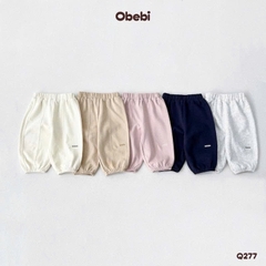 OBEBI - Quần nỉ thêu chữ Ly Gối(80-120)