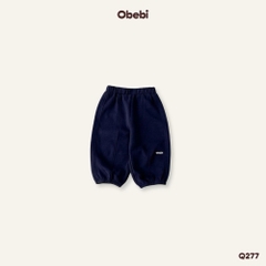 OBEBI - Quần nỉ thêu chữ Ly Gối(80-120)