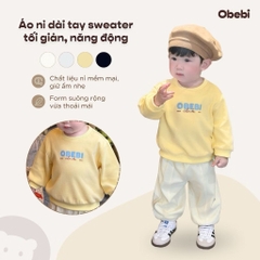 OBEBI - Áo nỉ in hình dễ thương OBEBI(73-120)