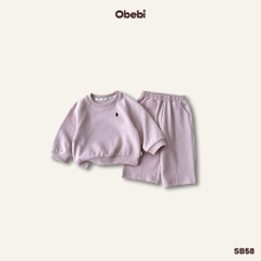 OBEBI - Bộ ni thêu thỏ OBEBI(73-120)