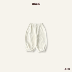 OBEBI - Quần nỉ thêu chữ Ly Gối(80-120)
