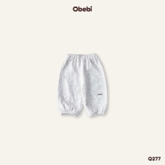 OBEBI - Quần nỉ thêu chữ Ly Gối(80-120)