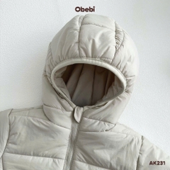 OBEBI - Áo khoác phao trần bông OBEBI (73-120)