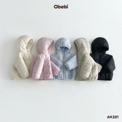 OBEBI - Áo khoác phao trần bông OBEBI (73-120)