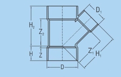 Chữ Y Giảm PVC Bình Minh