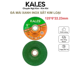 Đá Mài Xanh 125*6*22.23mm - Mài Inox Sắt Kim Loại | KALES
