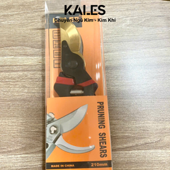 Kéo Cắt Cây Cảnh 210mm Mỏ Vàng | KALES
