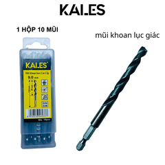 Lục Giác Mũi Khoan Sắt Inox Kim Loại Kích Thước Tùy Chọn Từ 1.5mm - 12.0mm | KALES