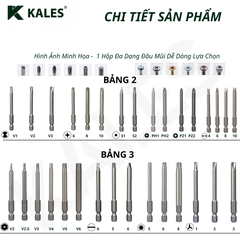 BỘ ĐẦU VÍT 50 MÓN | KALES