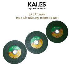 Đá Cắt Xanh 150*1.6*22.23mm | Cắt Inox Sắt Kim Loại | KALES